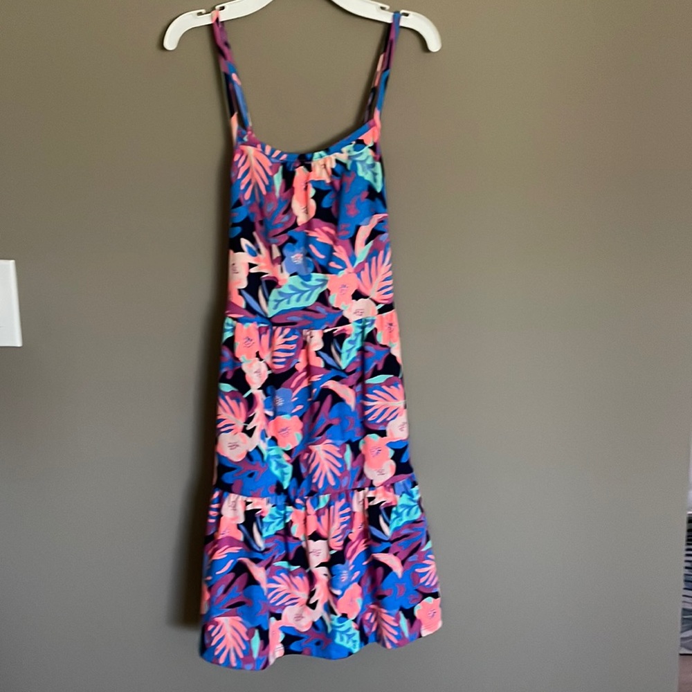 NWT cat and jack maxi dress tropical print XL 14/16